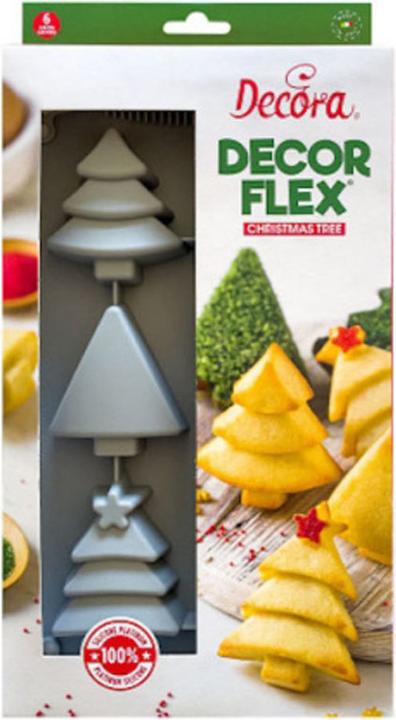 Actual product image Decora Cake baking tin fir tree 1 piece (7 cm)