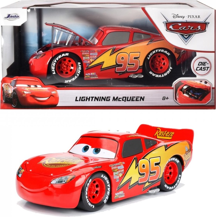 Actual product image Jada Lightning McQueen car