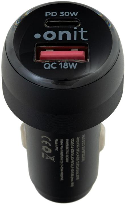Produktbild Onit Autoladegerät Dual 48 W PD, Stromanschluss Seite A