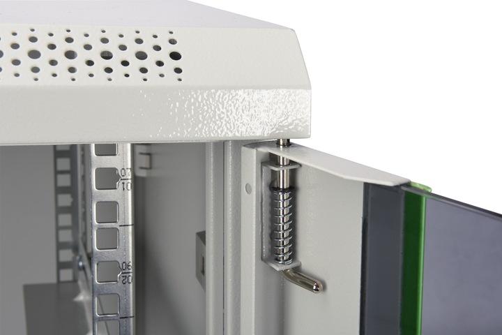 Produktbild Digitus 48,3cm 19Zoll Wandschrank 9HE SoHoline RAL7035 grau ohne Boden 505mmx600mmx450mm (9 HE, 19 Zoll Rack)