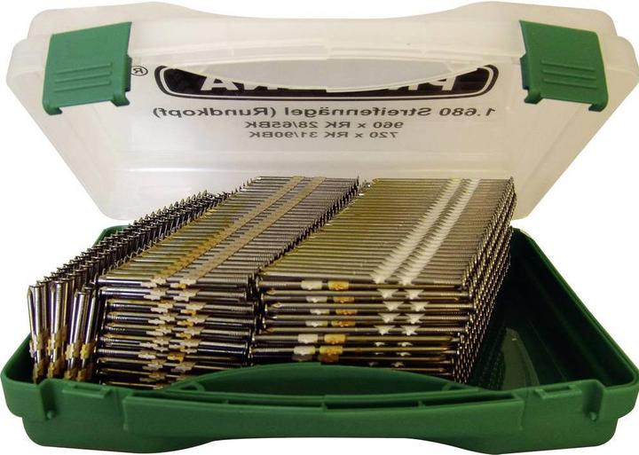 Actual product image Prebena Round head strip nails Type