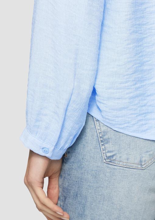 Actual product image S.Oliver Bluse Strukturierte Bluse aus Viskosemix mit Smok-Details (42)