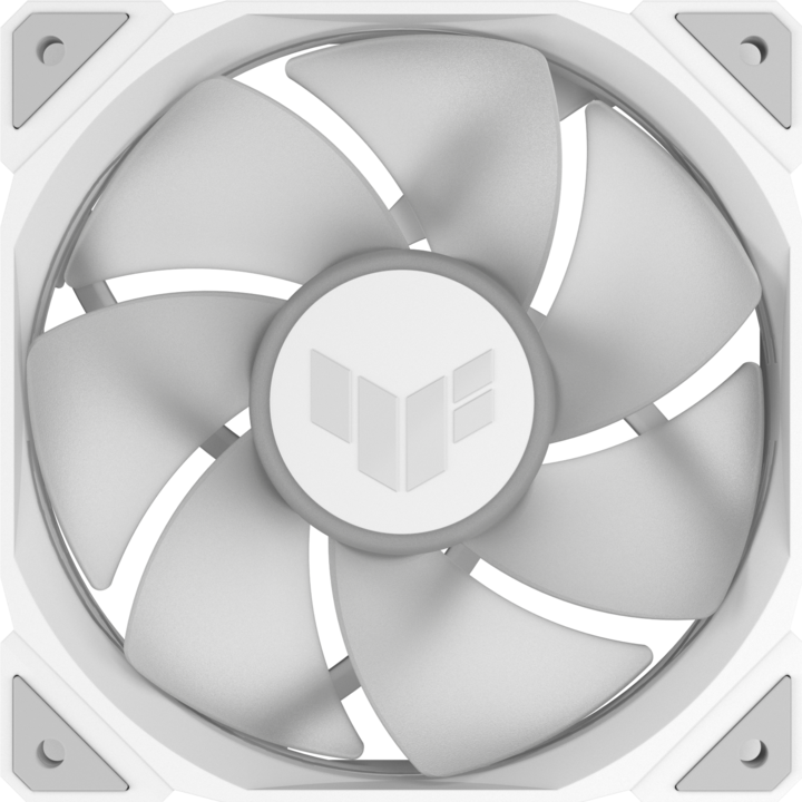 Actual product image ASUS Fan TUF GAMING TR120 FAN ARGB REV WHT 3IN1 (120 mm, 3 x)