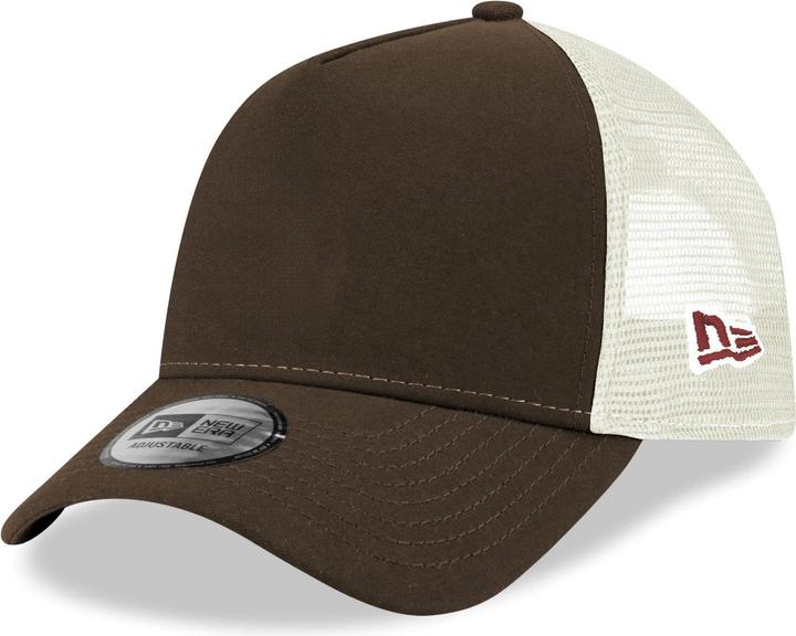 Produktbild New Era A-Frame Mesh Trucker Cap - ESSENTIAL walnut braun