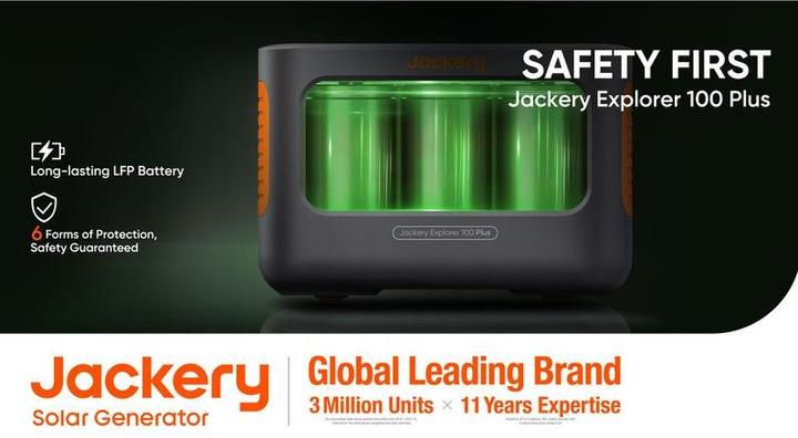 Produktbild Jackery Explorer 100 Plus (99 Wh, 0.97 kg)