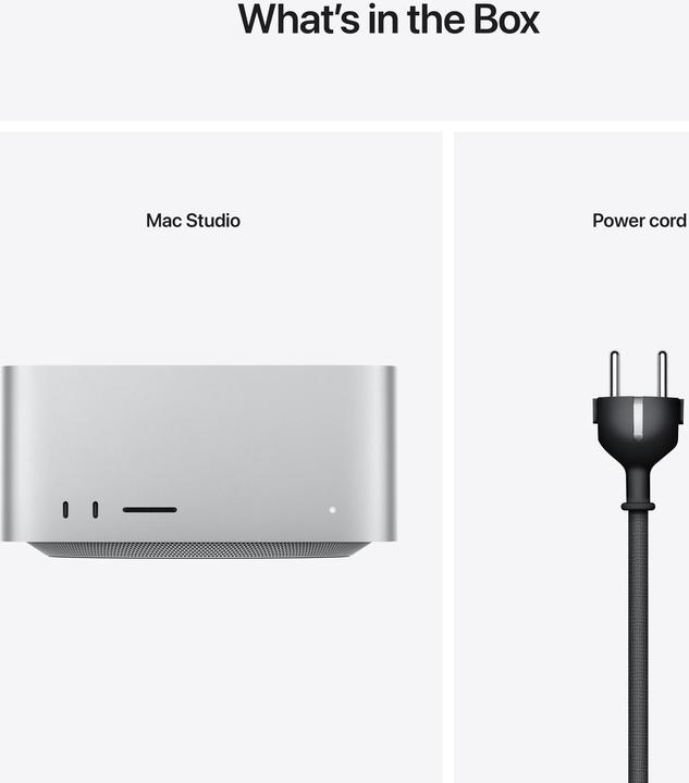 Produktbild Apple Mac Studio (1000 GB, 64 GB, M1 Ultra, Apple M1 Ultra 48-Core)