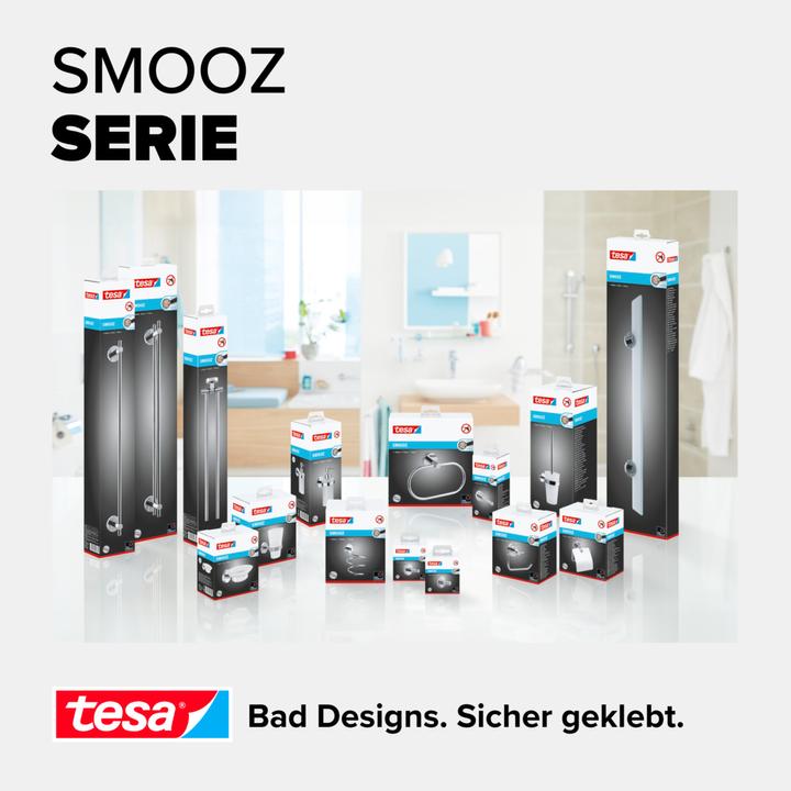 Produktbild tesa SMOOZ WC-Bürstengarnitur inkl. Klebelösung ohne Bohren