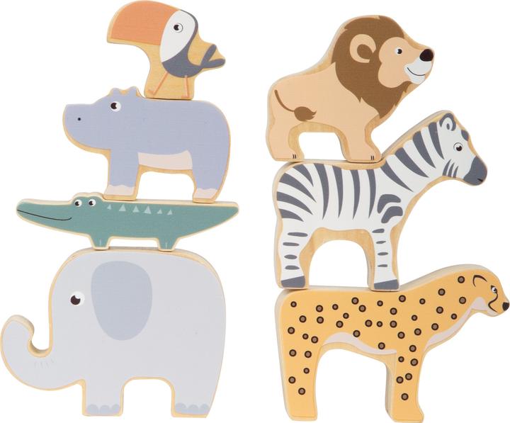 Produktbild small foot Stapeltiere Safari