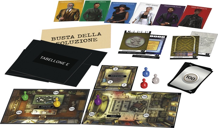 Productafbeelding Hasbro Gaming Cluedo Ontsnappen (Italiaans)