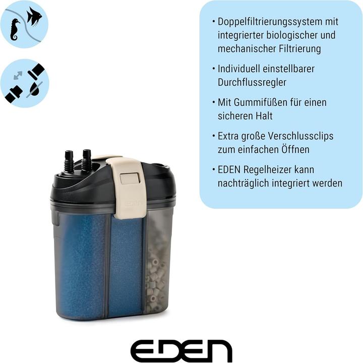 Actual product image Eden WaterParadise 94071 FES 100 Aquarium-Aussenfilter (100 l, External filters)
