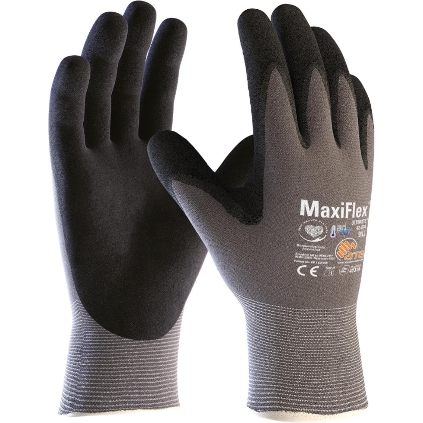 Maxiflex, Beschermende handschoenen, Nylon gebreide handschoen (9)