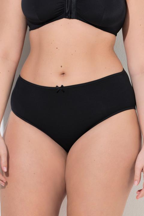 Produktbild Ulla Popken Midislips, 5er-Pack, Muster/einfarbig (5er Pack, 46, 48)