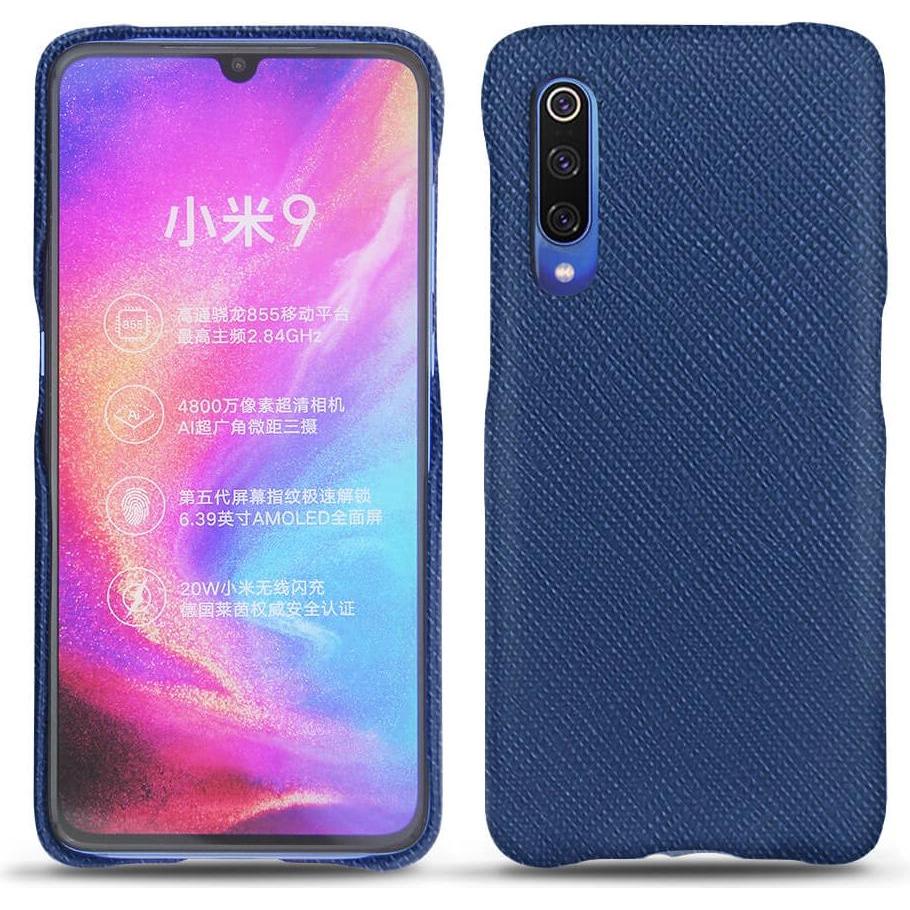 Thumbnail - Noreve Lederschutzhülle (Xiaomi Mi 9), Smartphone Hülle, Blau