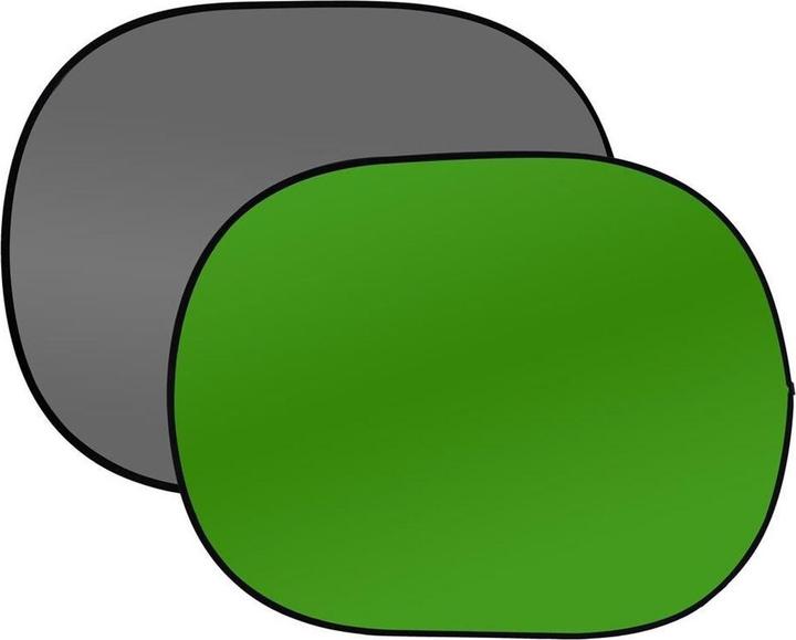 Actual product image Bresser BR-3 180X240 Opklapbare Achtergrond Groen/Grijs (180 cm, 240 cm)