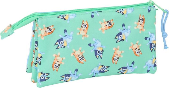 Produktbild Bluey Dreifaches Mehrzweck-Etui Sisters grün 22 x 12 x 3 cm