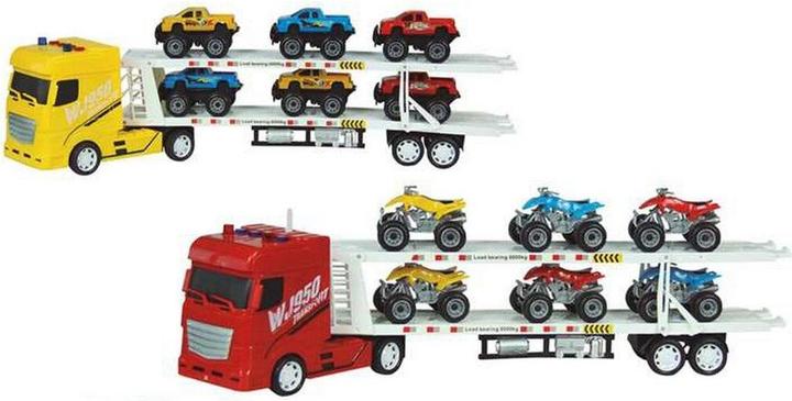 BigBuy Fun Pkw-Transporter Lkw 57 x 20 x 11 cm mit ton