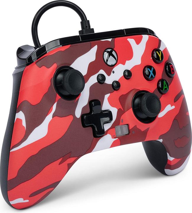 Immagine prodotto PowerA Controller cablato migliorato per Xbox Serie X|S - Rosso Camo (Xbox Series X, Xbox Serie S, Xbox One S)