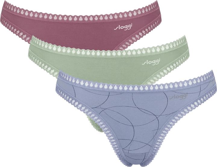 Produktbild Sloggi Slip GO Crush String Unterwäsche im Dreierpack (S, 3er Pack)