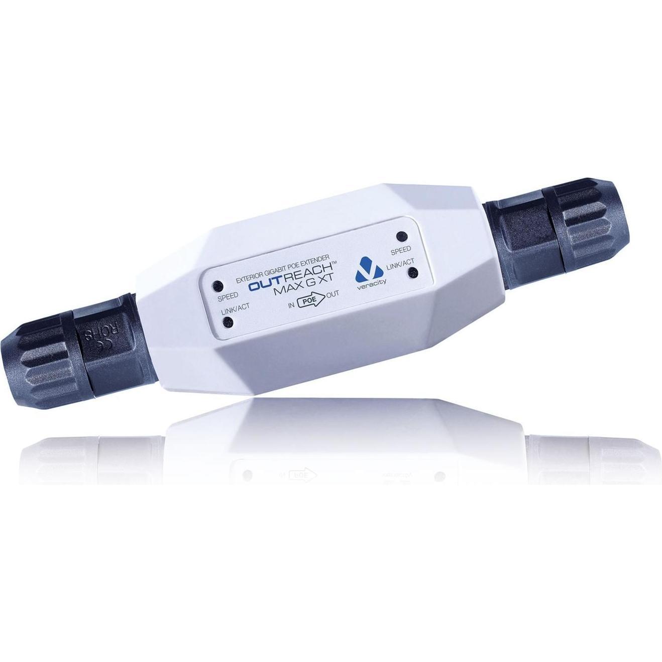Veracity Outreach Max G Xt (802.3bt (PoE++), 802.3af (PoE), 802.3at (PoE+), 71 W), PoE Injector