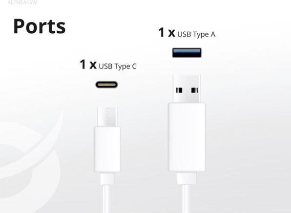Image du produit Conceptronic Chargeur 2Port 20W,1xUSB-C,1xUSB-A Desk PD ws (20 W)