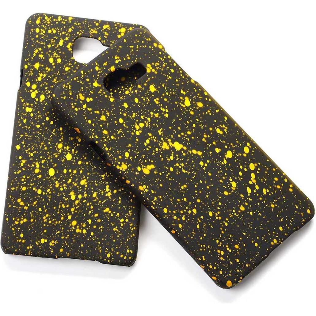 Thumbnail - König Design Handy Hülle Schutz Case Bumper Etuis für Samsung Galaxy A7 2016 3D Sterne Gelb (Samsung Galaxy A7 (2016)), ...