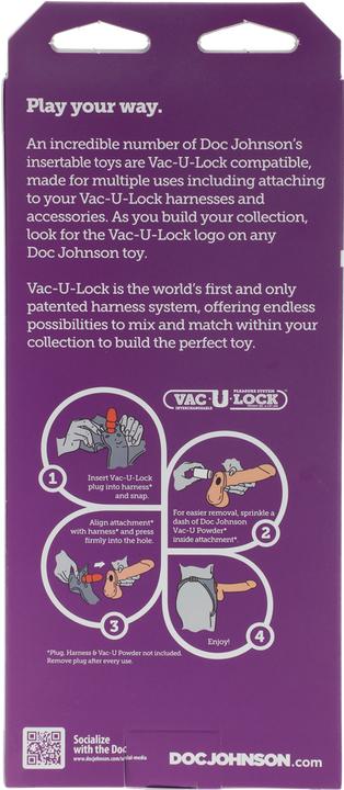 Image du produit Doc Johnson Vac-U-Lock™ - Cock 6 pouces ULTRASKYN™ - Caramel
