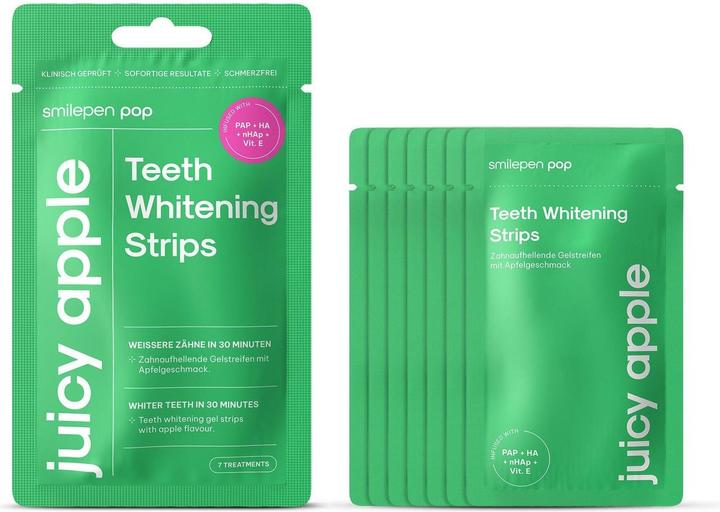 Produktbild SmilePen Pop Whitening Strips Juicy Apple (Bleaching Strips)