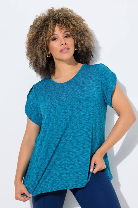 Actual product image Ulla Popken Quick Dry Heathered Tee (54)