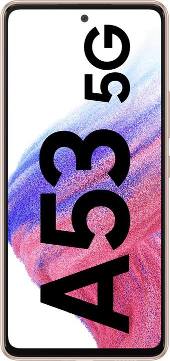 Produktbild Samsung Galaxy A53 5G EU (128 GB, Awesome Peach, 6.50", Dual SIM, 5G)