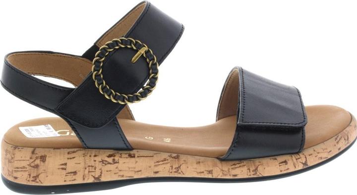 Gabor Dames Sandalen 62.734.57 Zwart - Maat 5Â½ (38)