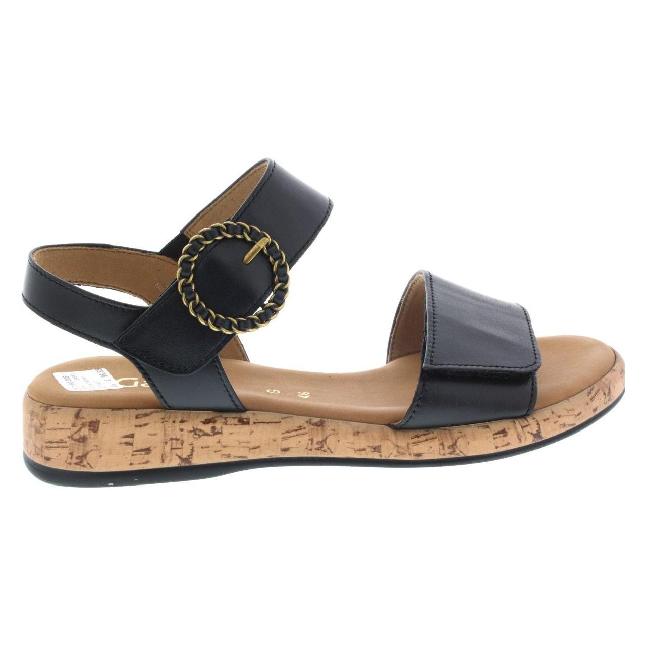 Gabor, Vrouwen, Sandalen, Dames Sandalen 62.734.57 Zwart - Maat 5Â½, Zwart, (38)