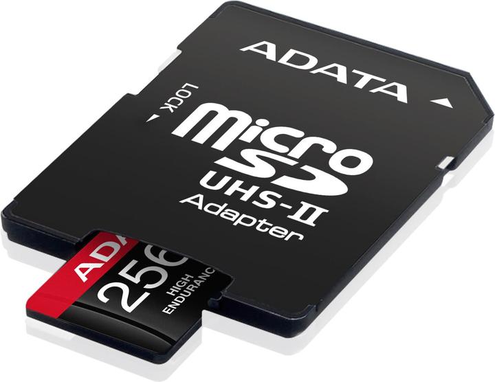 Actual product image Adata microSDXC card High Endurance 256 GB (256 GB, microSDXC, U3, UHS-I)
