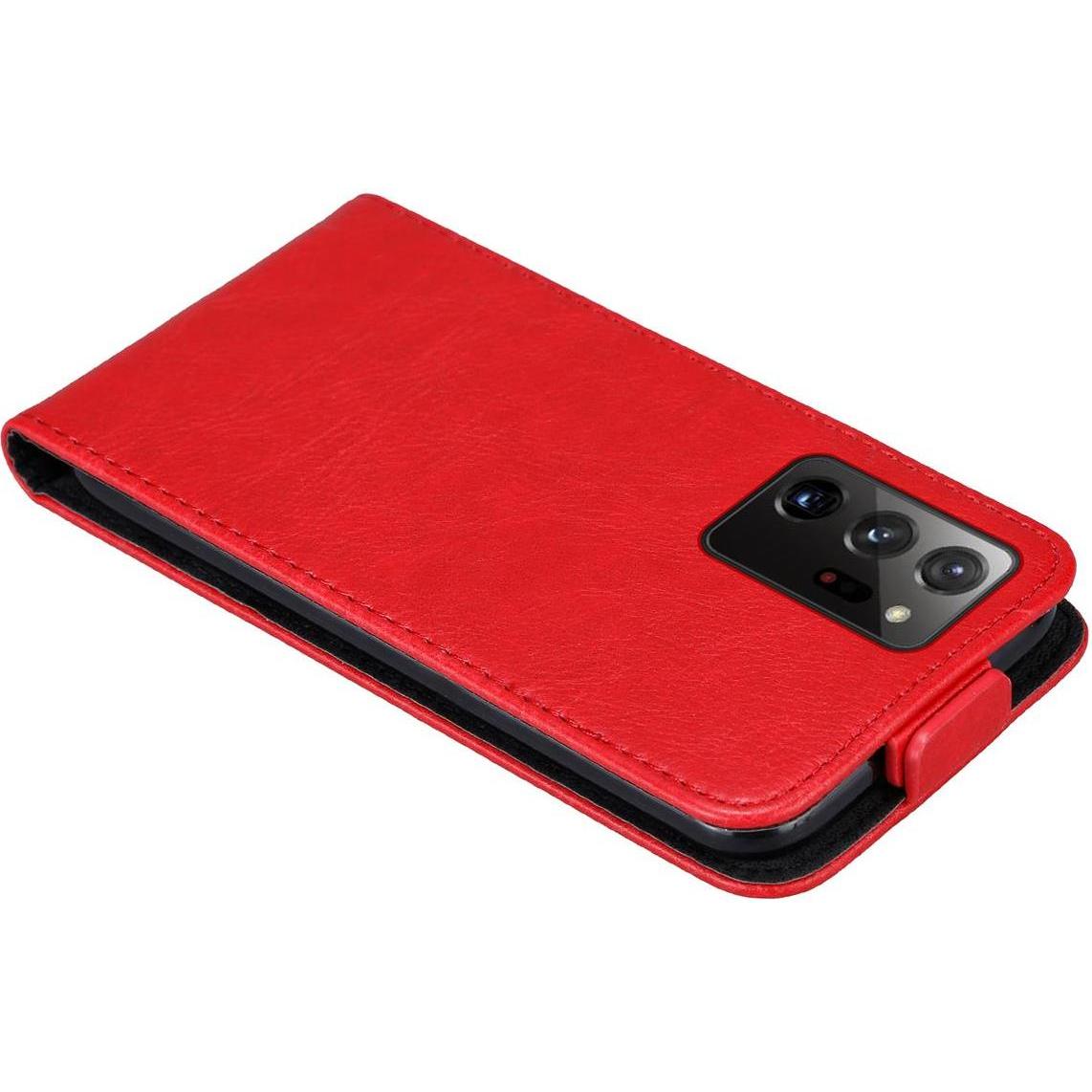 Thumbnail - Cadorabo Flip wie Invis Cover (Samsung Galaxy Note 20 Ultra), Smartphone Hülle, Rot