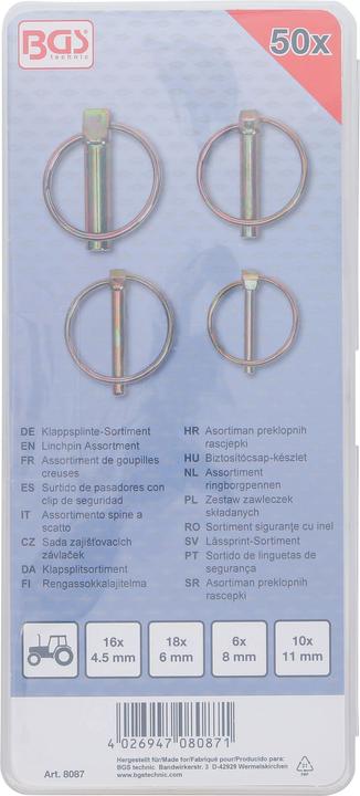 Immagine prodotto BGS Assortimento spine a scatto 50 pz.