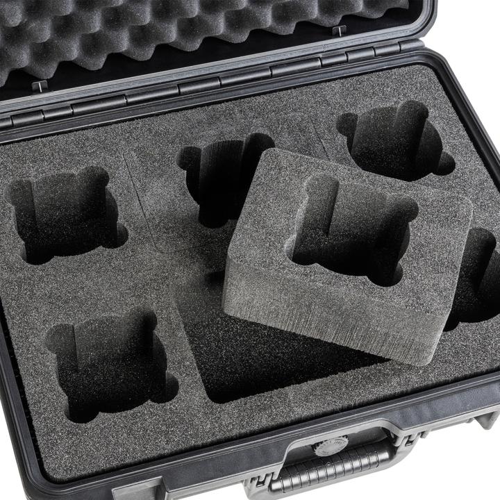 Actual product image mantona Insert 6 lenses outdoor protective case L