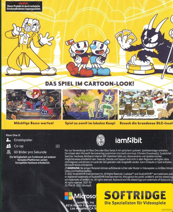 Actual product image Studio MDHR Cuphead (Xbox One S, EN)