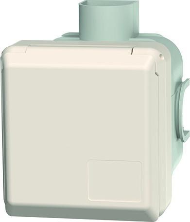 Actual product image Mennekes MEN 4972 Cepex flush-mounted socket outlet IP44 16A pearl white