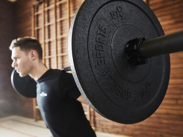 Actual product image Gorilla Sports Hi Temp Bumper Plates (2 x 15 kg)
