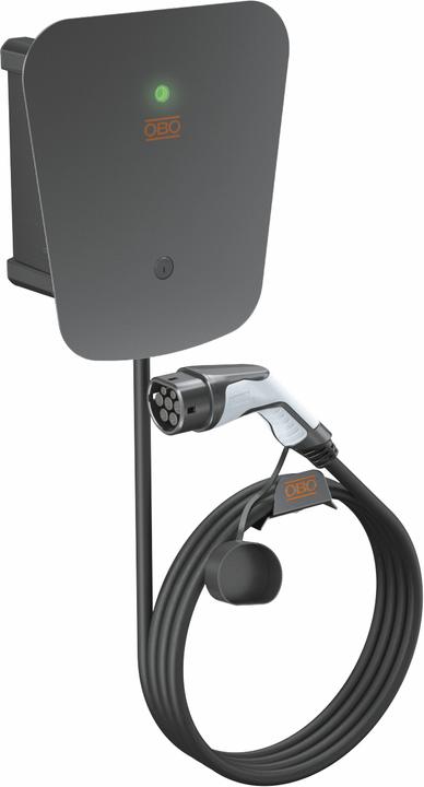 Immagine prodotto OBO Bettermann Wallbox WB AC BL KS Key 330x300x127 sw PC (Tipo 2, 11 kW)