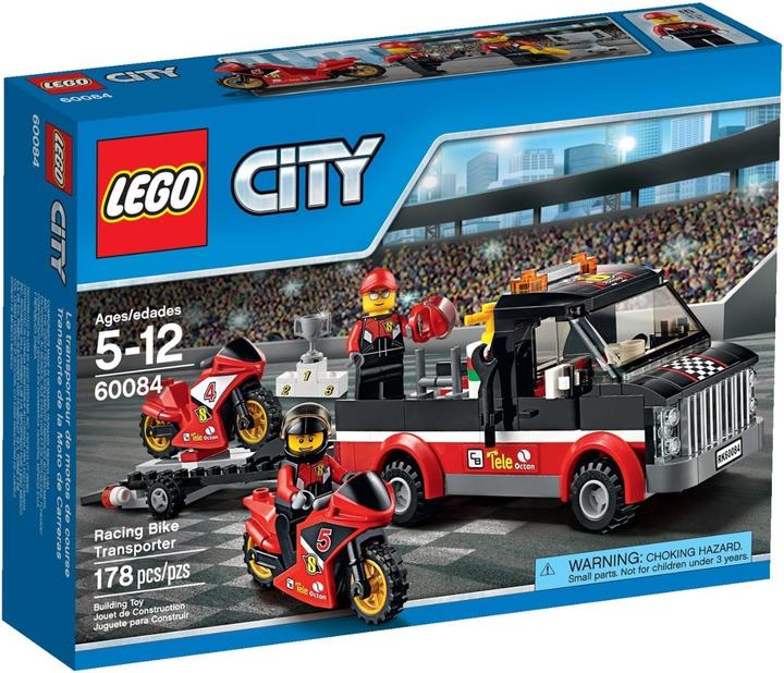Produktbild LEGO Rennmotorrad Transporter (60084, LEGO City)