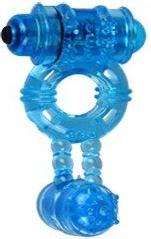 Actual product image Pierścień vibrator - ring. Double. Func:1. blue