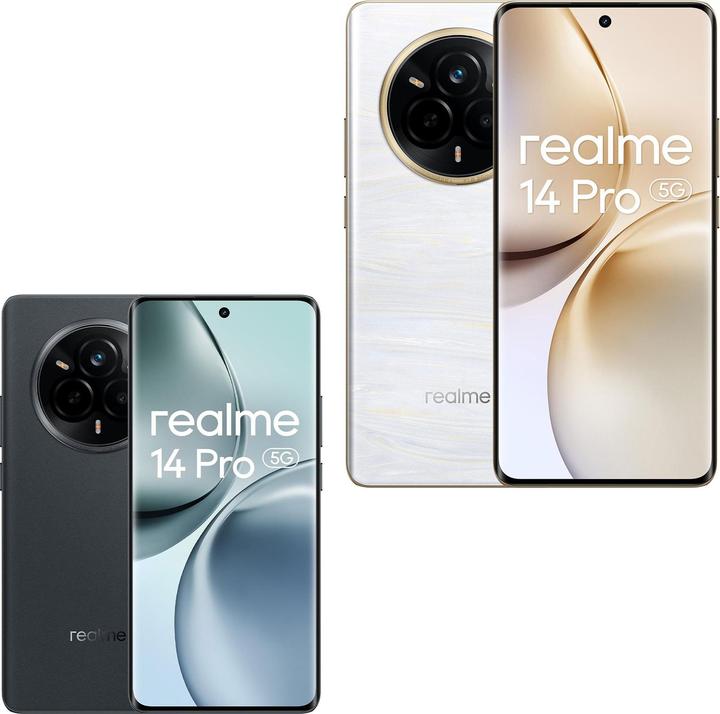 Actual product image realme 14 Pro (512 GB, Pearl White, 6.77", Dual SIM, 5G)