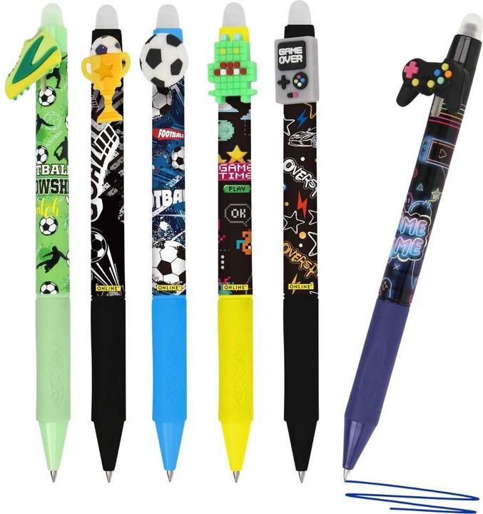 Produktbild Online 6er Pack Gelpen magiXX Boys gemischt (blau radierbar, 1 x)