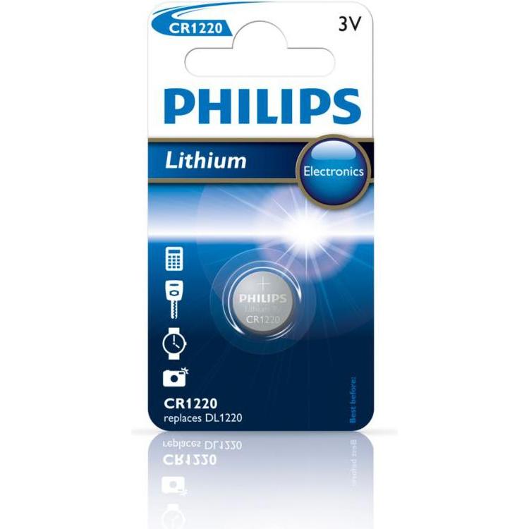 Thumbnail - Philips Akku CR1220/00B (1 Stk., CR1220), Batterien + Akkus