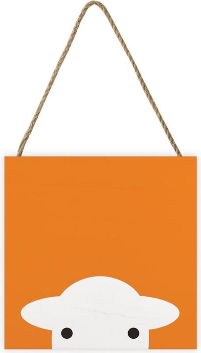 Actual product image Herdy Orange Peep Plaque