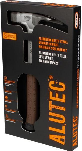 Produktbild Picard Latthammer AluTecÂ® Ã¤hnl.DIN 7239 Kopf-G.450g 730g m.Magnet glatt (1165 g)