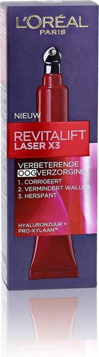 Image du produit L'Oréal Paris Dermo RevitaLift Laser (Crème pour les yeux, 15 ml, Journée)