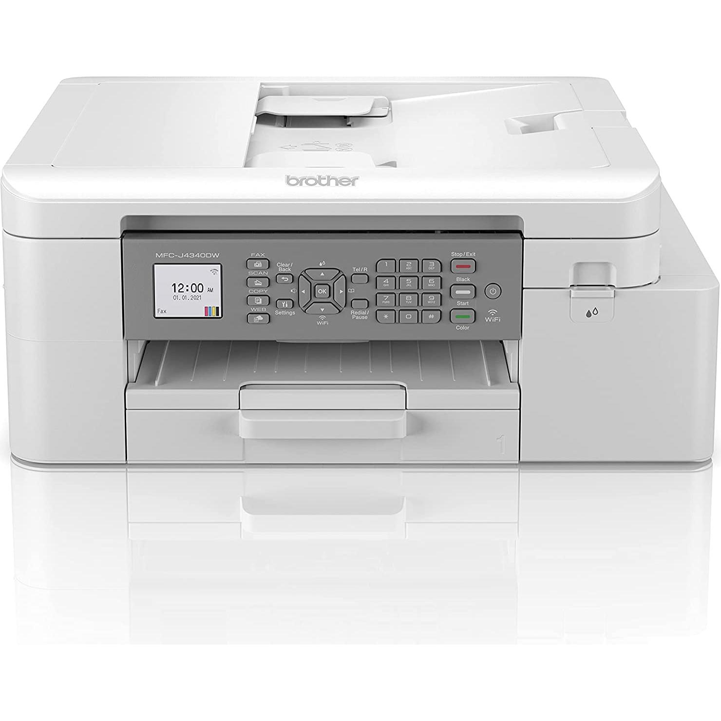 Brother MFC-J4340DW (Tintenpatrone, Farbe), Drucker, Weiss