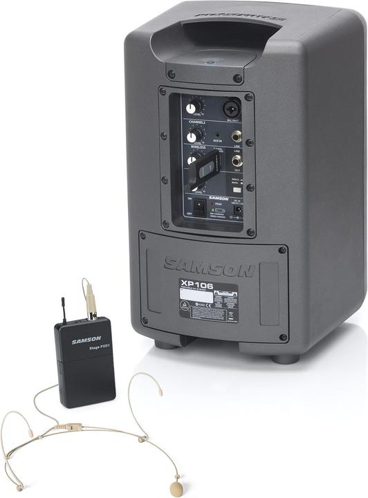 Actual product image Samson Expedition XP106wDE. (Passive, 1x 100 W)