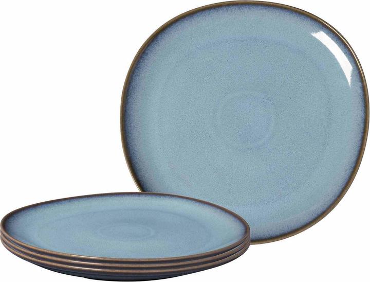 Produktbild Villeroy & Boch Servierplatten Lave 4 Stück, Hellblau (4 x, 32 cm)